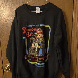 "Caring for your Demon Cat" Long Sleeve Shirt